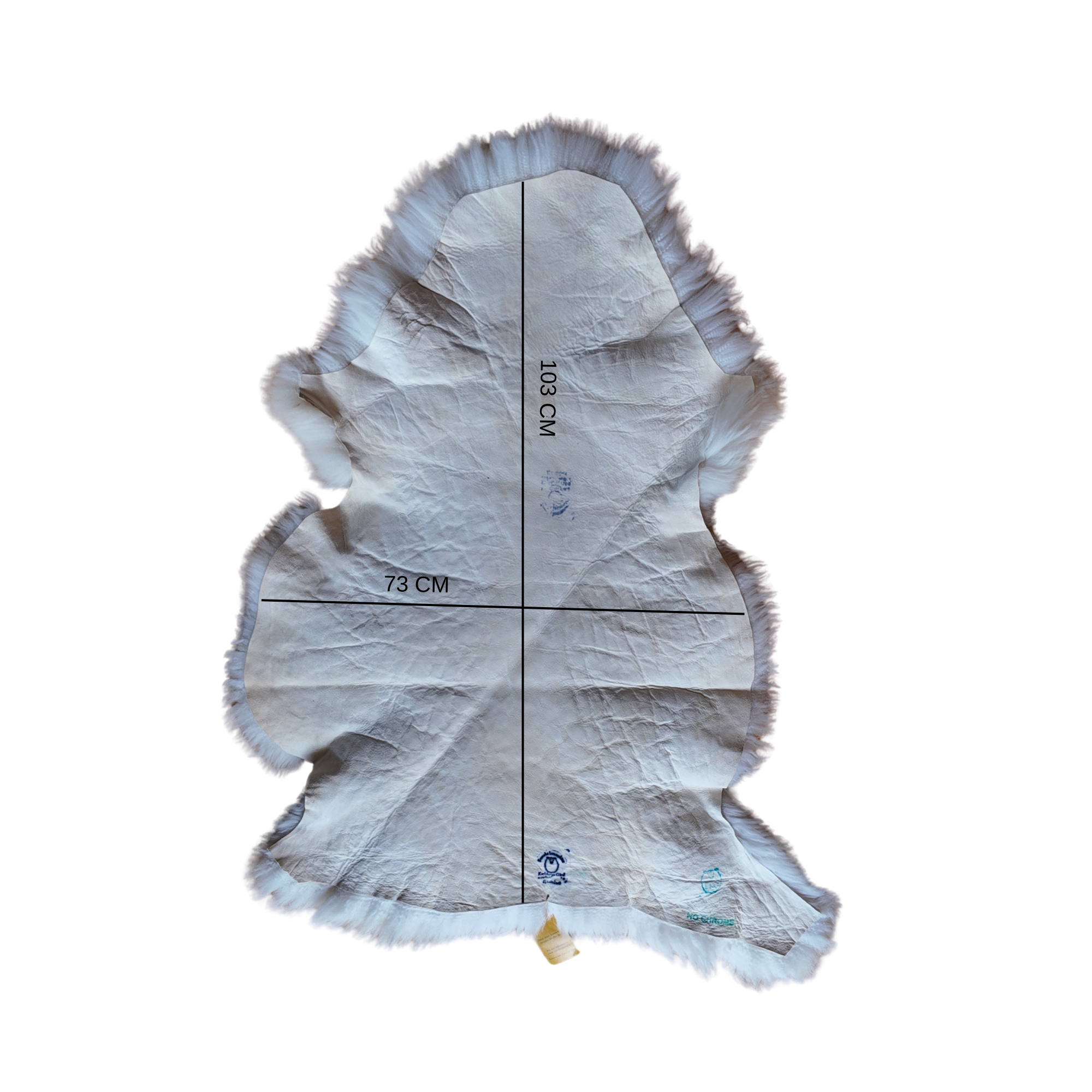 Svenskt Ekologiskt Lammskinn Vitt Oklippt – Mjukt & Naturligt Fårskinn