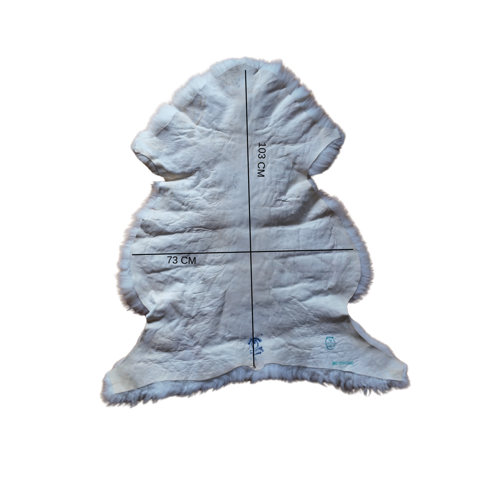 Svenskt Lammskinn Vitt Oklippt – Ekologiskt, Mjukt & Naturligt Fårskinn