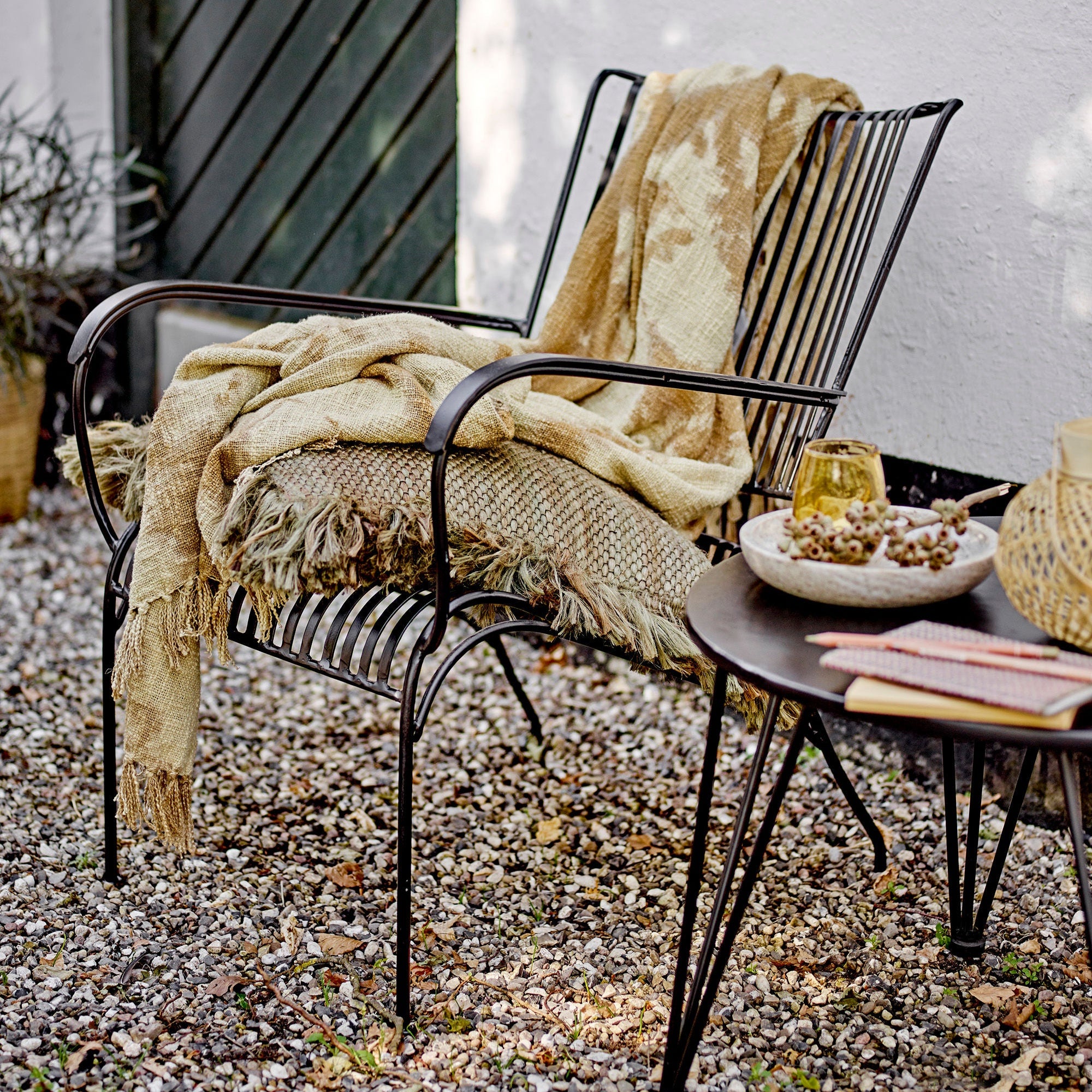 Marley Loungefåtölj – Elegant & Stapelbar Utemöbel