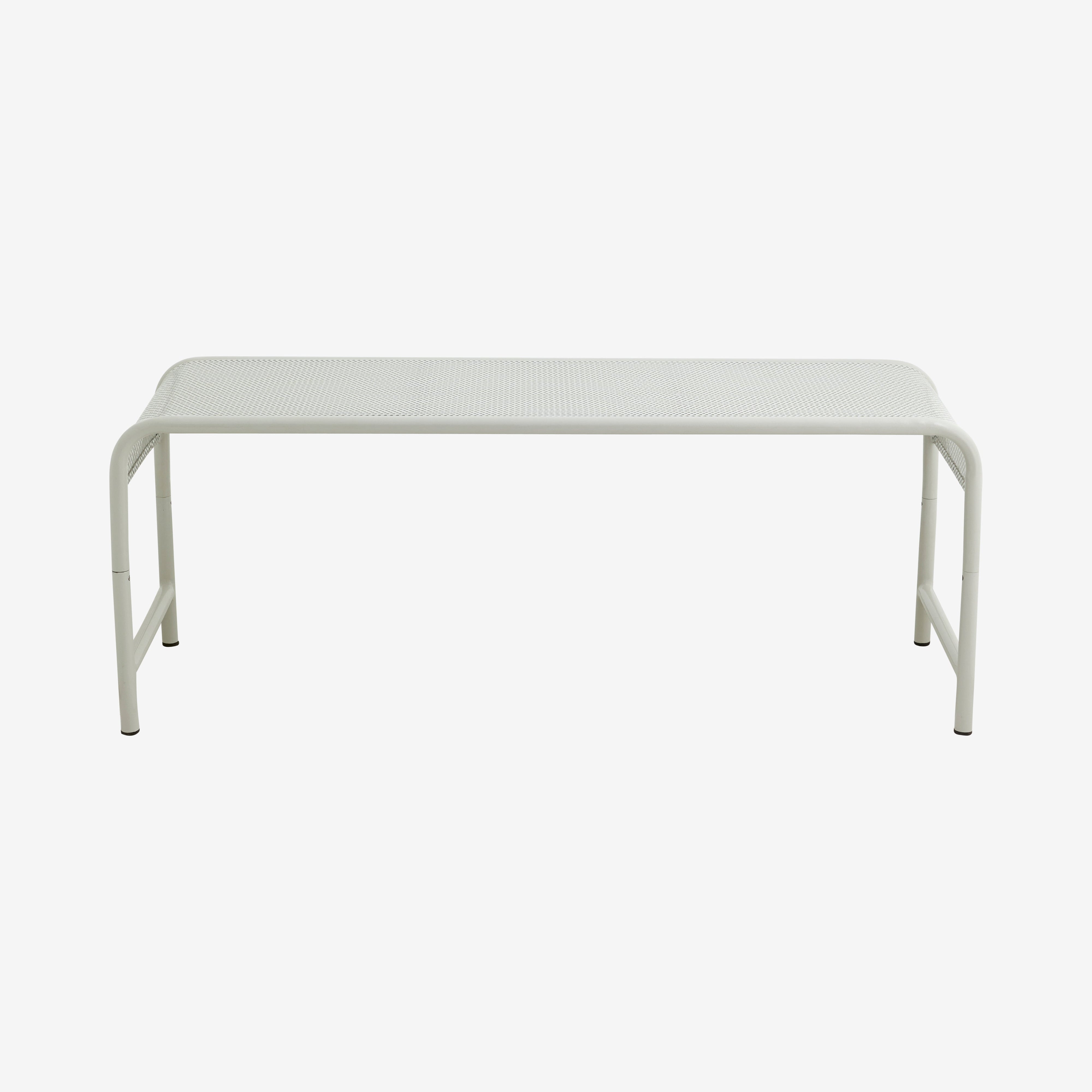 BRENTA Utomhusbänk / Ivory – Elegant Sittbänk i Ljus Ton
