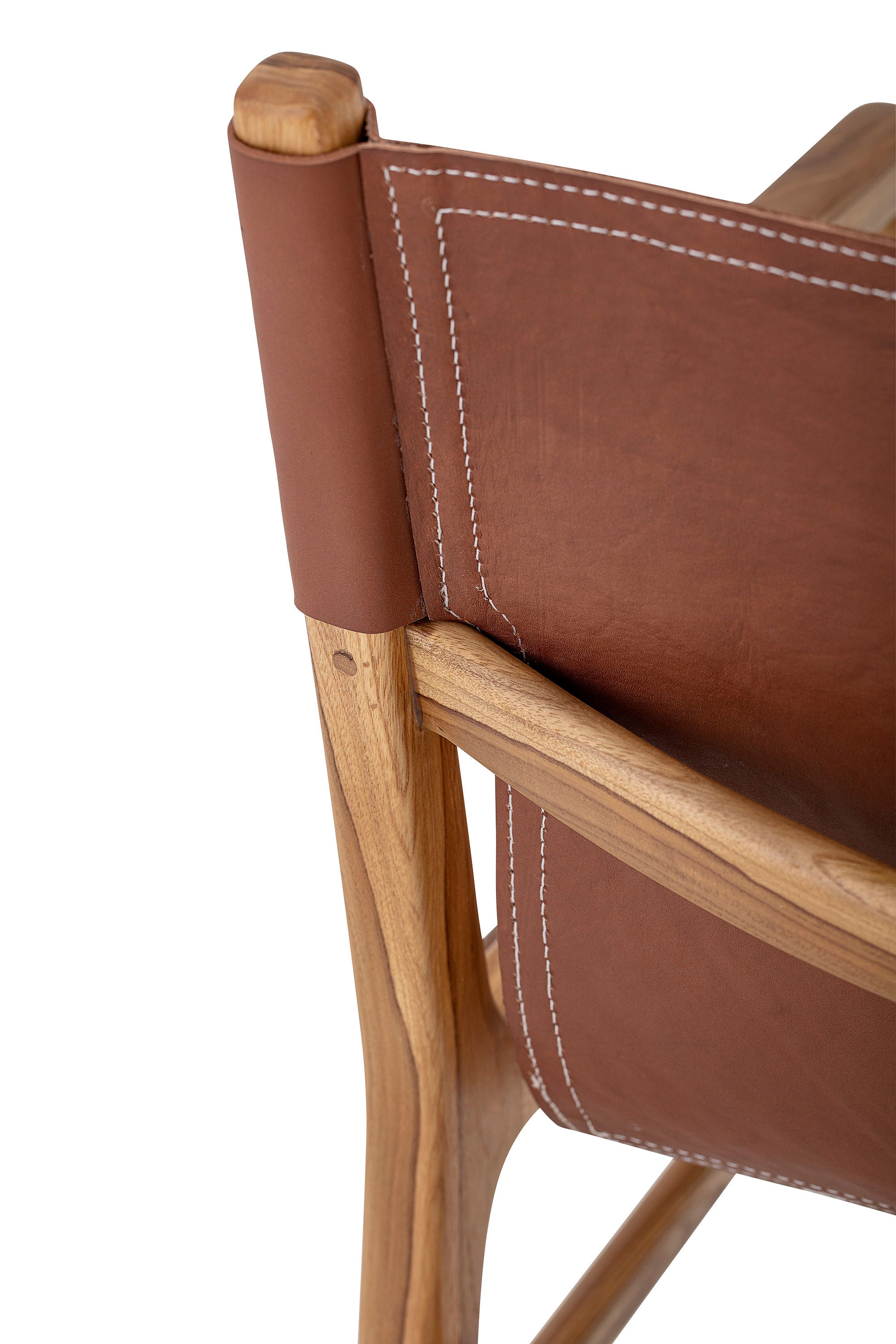 Ollie Loungestol – Dansk Designkänsla i Teak & Läder