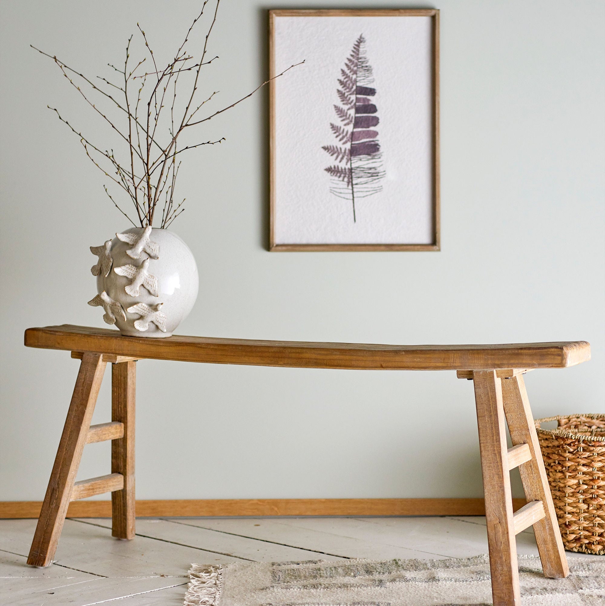 Lindon Konsolbord – Unikt Hantverk i Återvunnet Furu