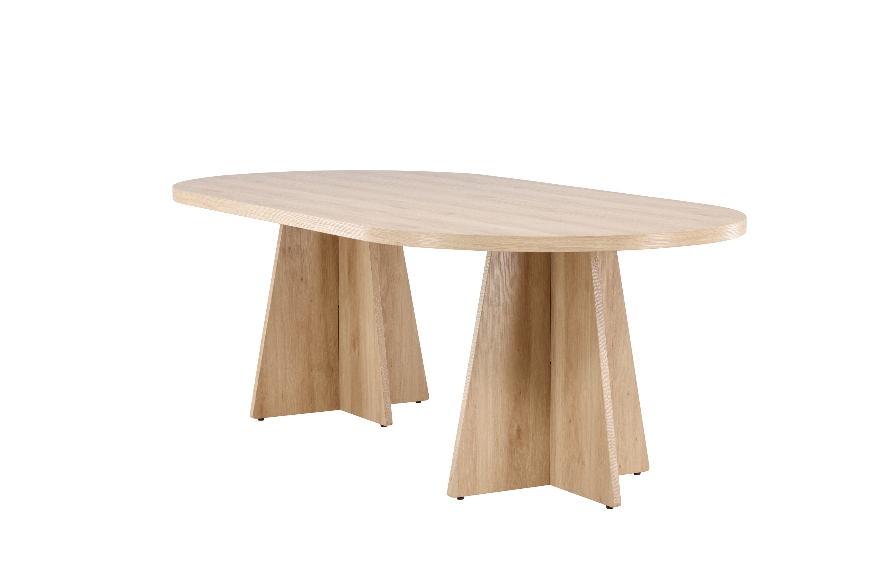 Bootcut Matbord 115x230 cm – Skandinavisk Enkelhet i Naturlig Tappning