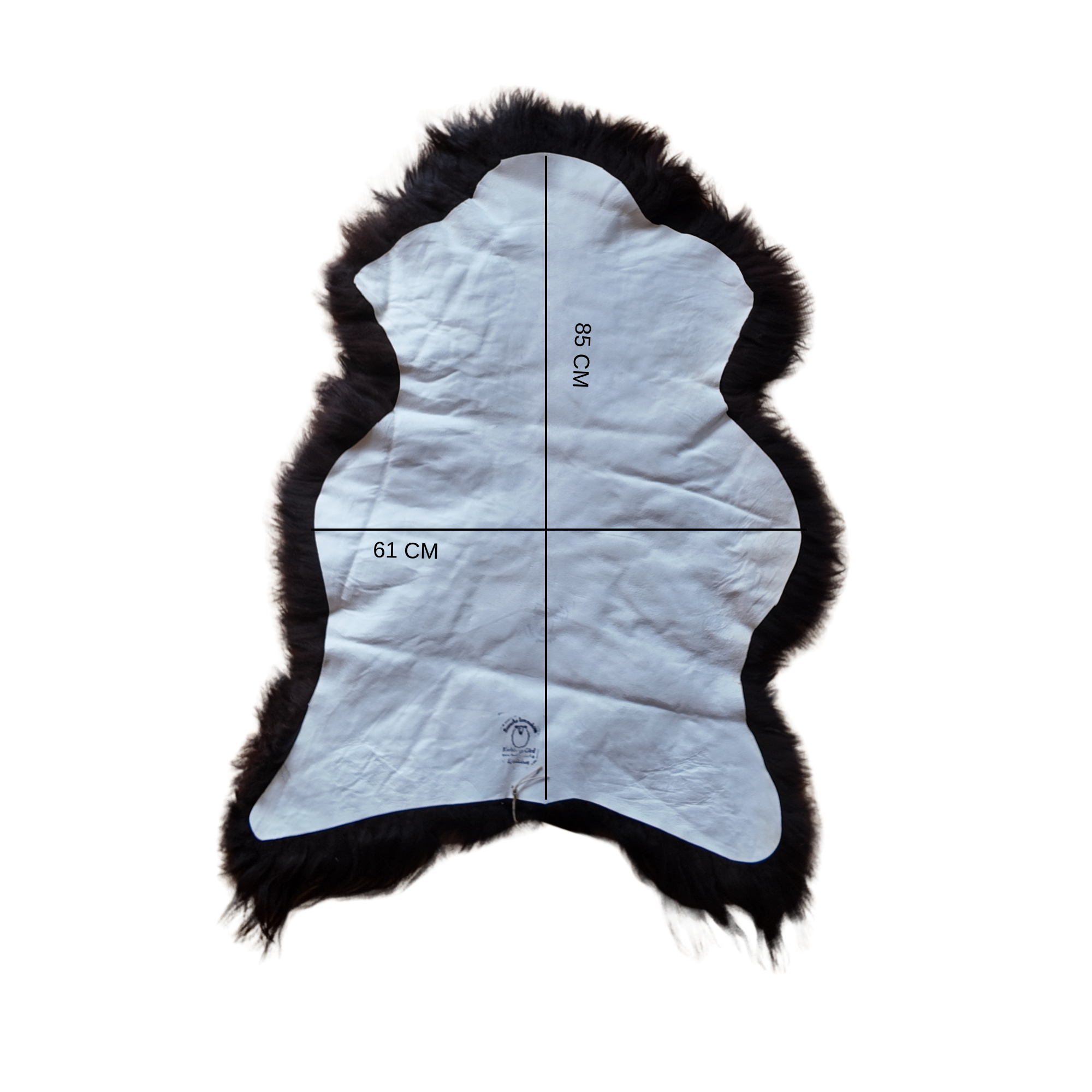 Lammskinn i bruna nyanser – naturligt mjukt & unikt fårskinn