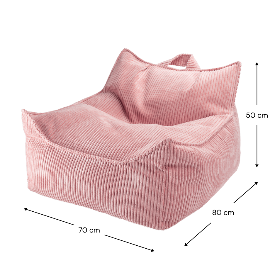 Mysig sittsäck Beanbag Stol för de Yngsta – Manchestertyg
