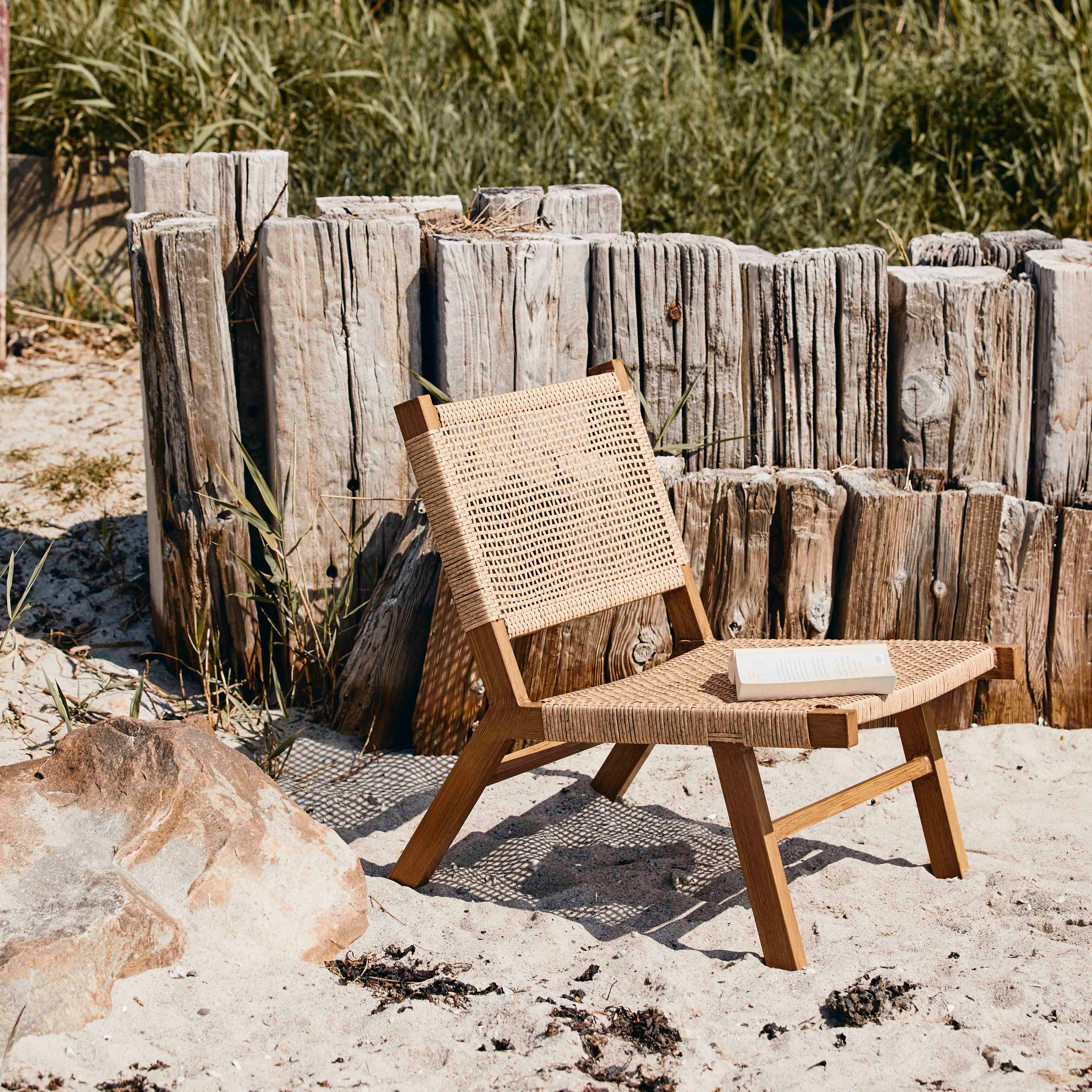 VASAI Loungestol / Natur – Avslappnad Elegans För Din Uteplats