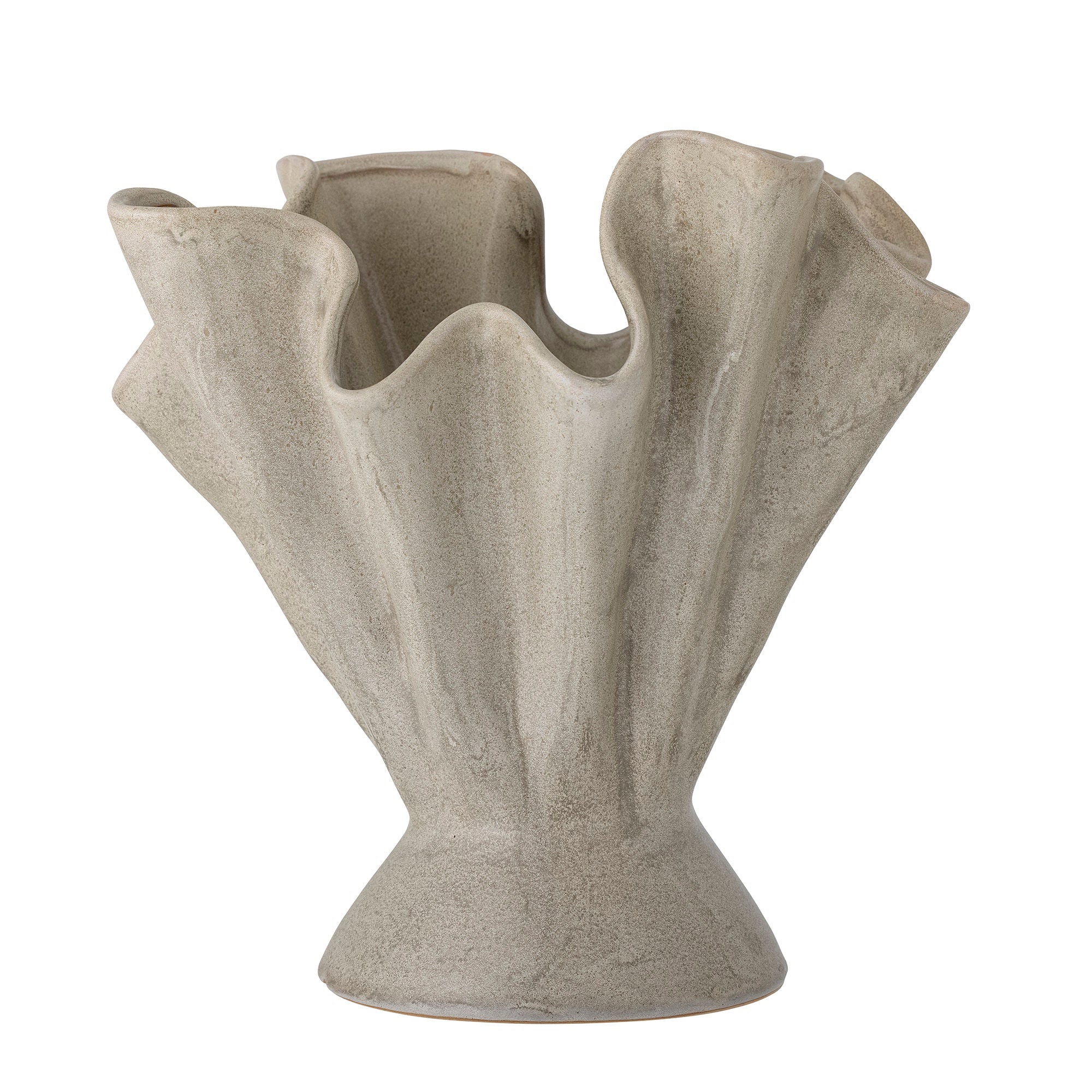 Plier Vas – Skulptural Form i Naturtonad Stengods