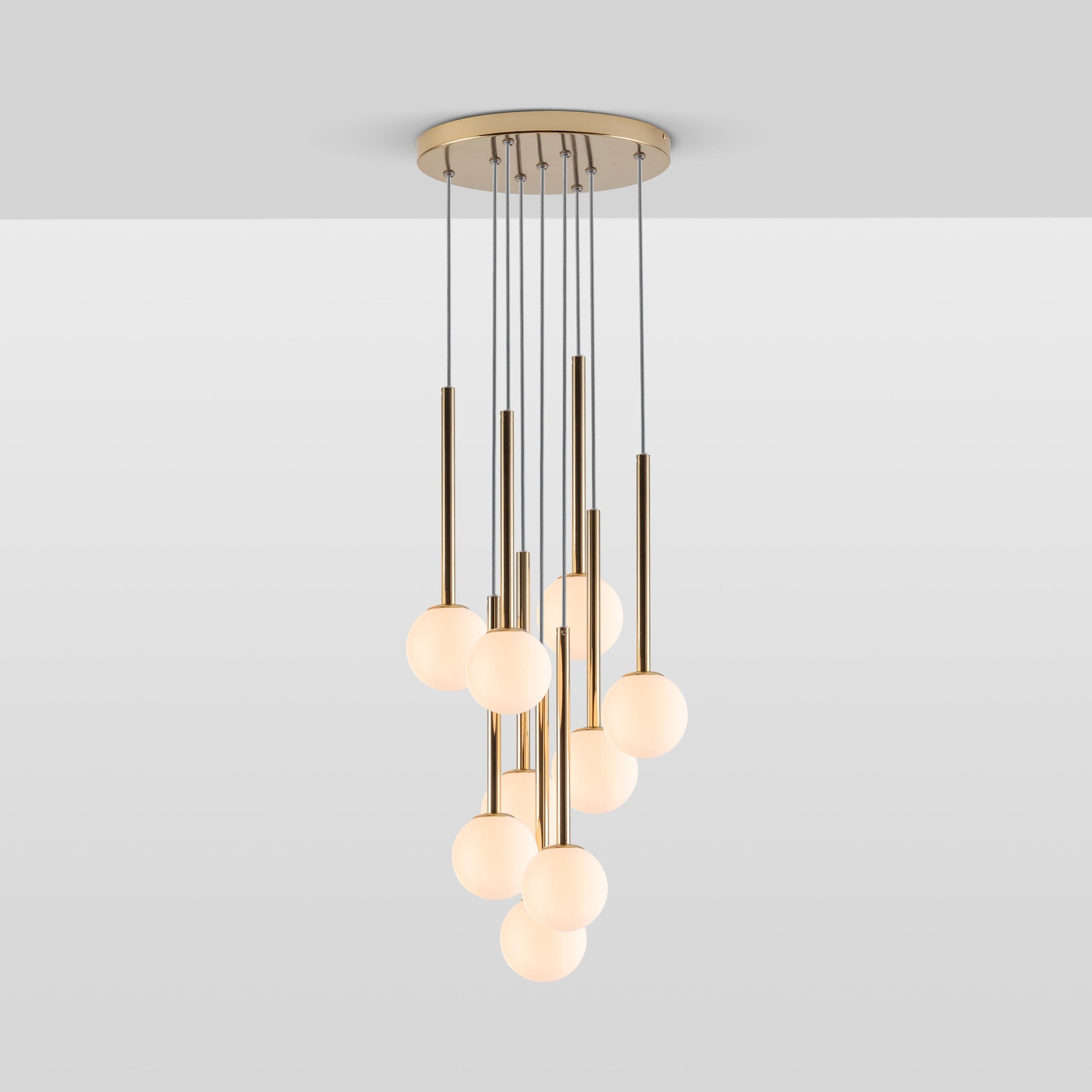Taklampa Mässing | Modern Kluster Pendellampa