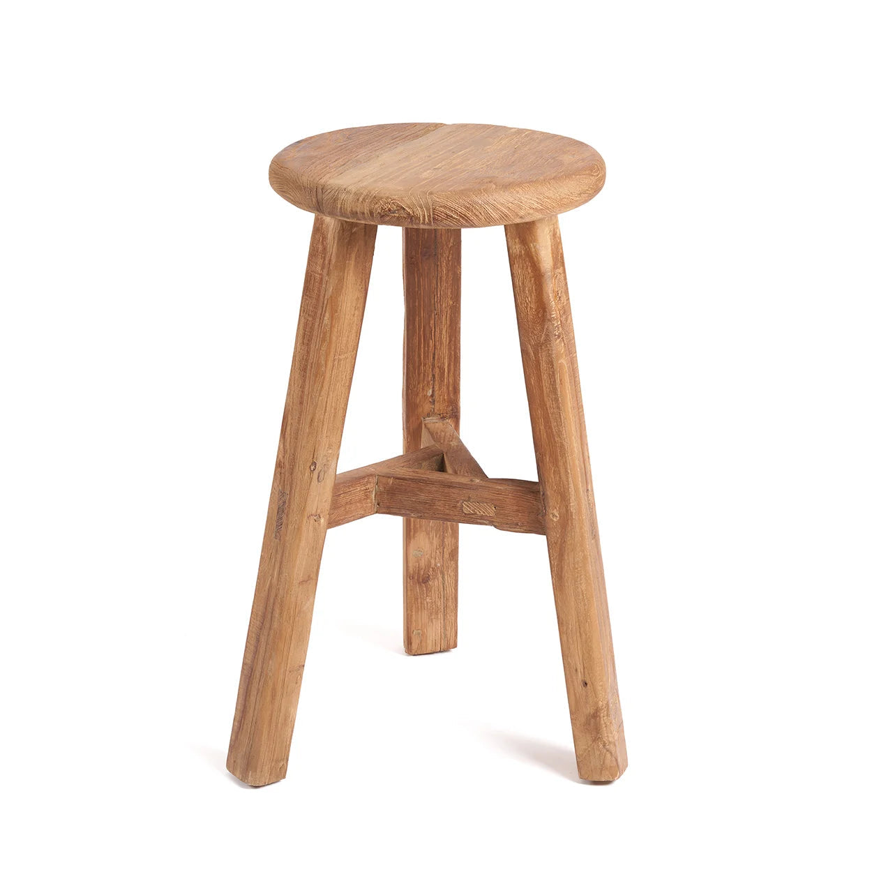 Fusuma Barstol – Rustik Elegans i Återvunnet Teak