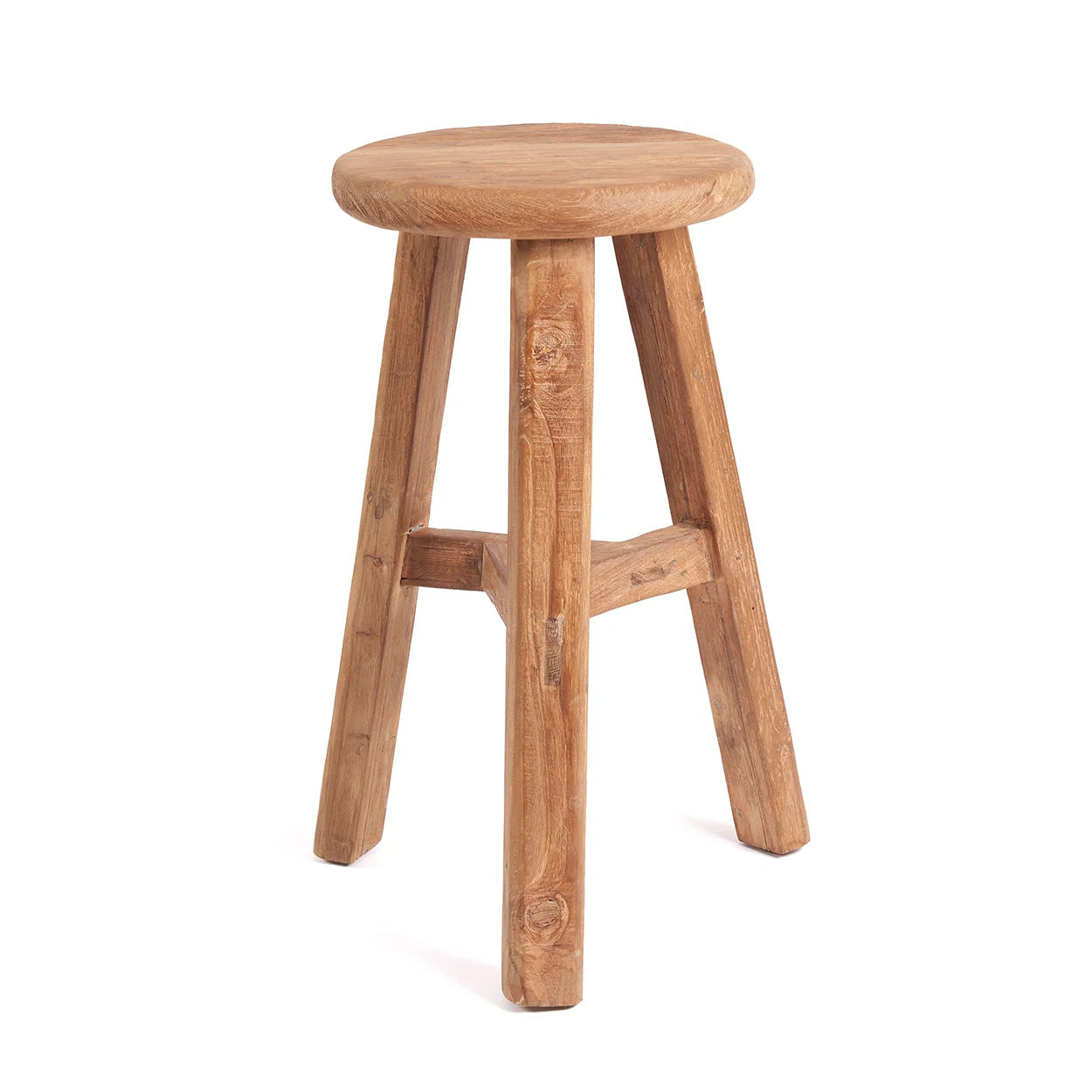 Fusuma Barstol – Rustik Elegans i Återvunnet Teak