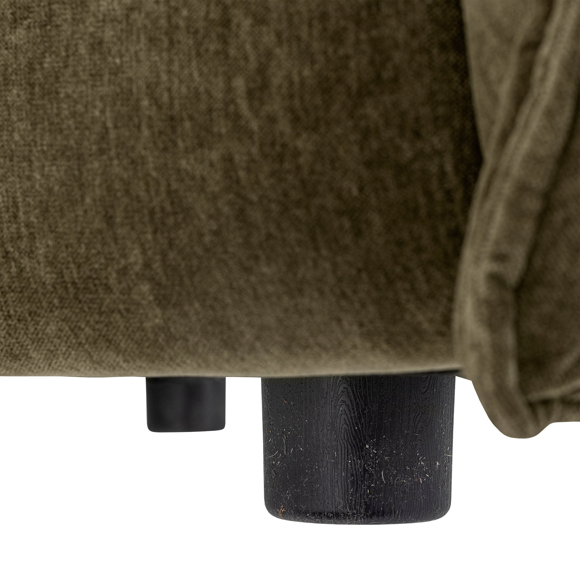 Austin Loungefåtölj – Djupt Grön Komfort i Återvunnet Velour