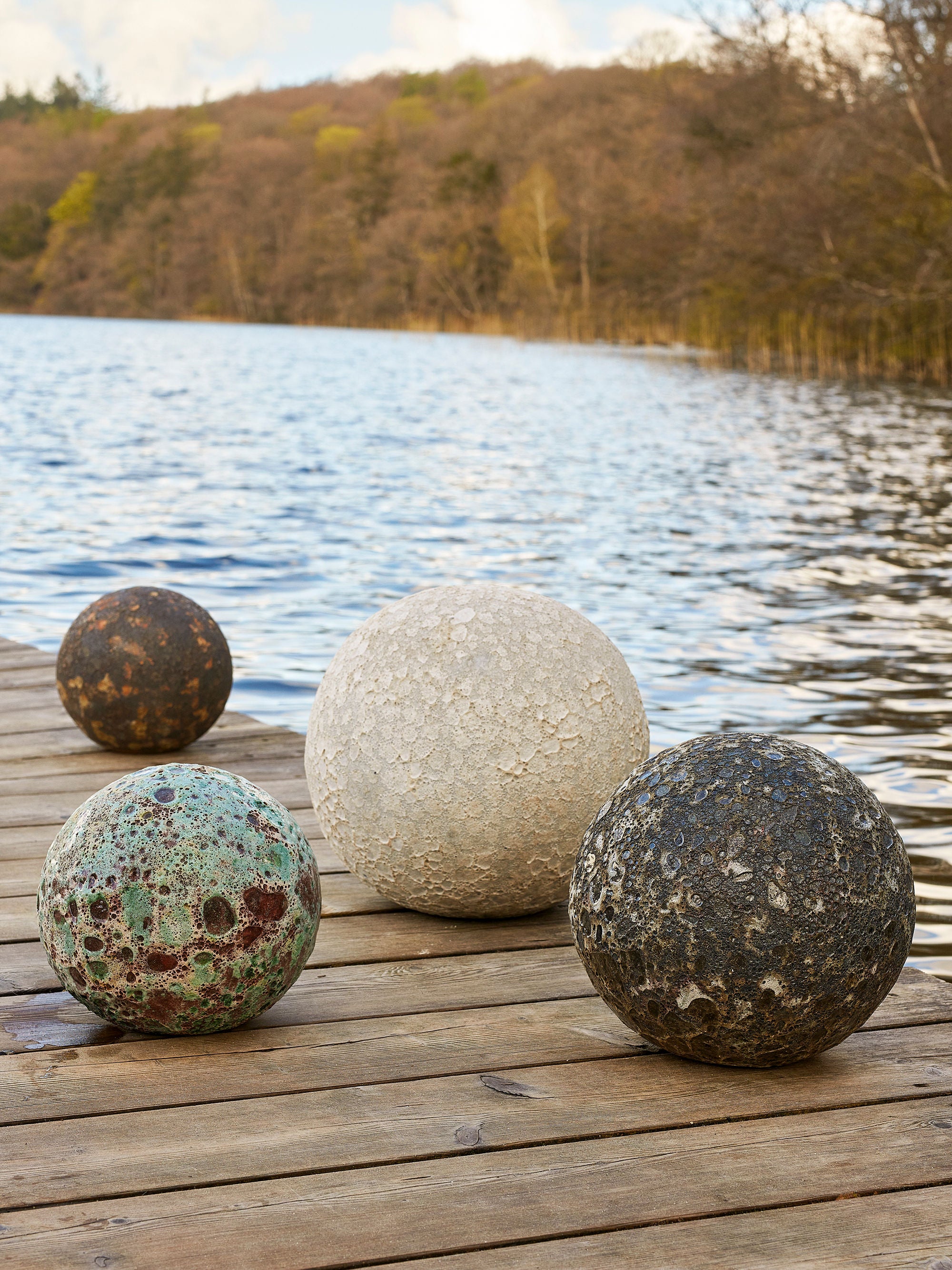 Reese Dekorkula – Grön Terrakotta för Trädgård & Hem