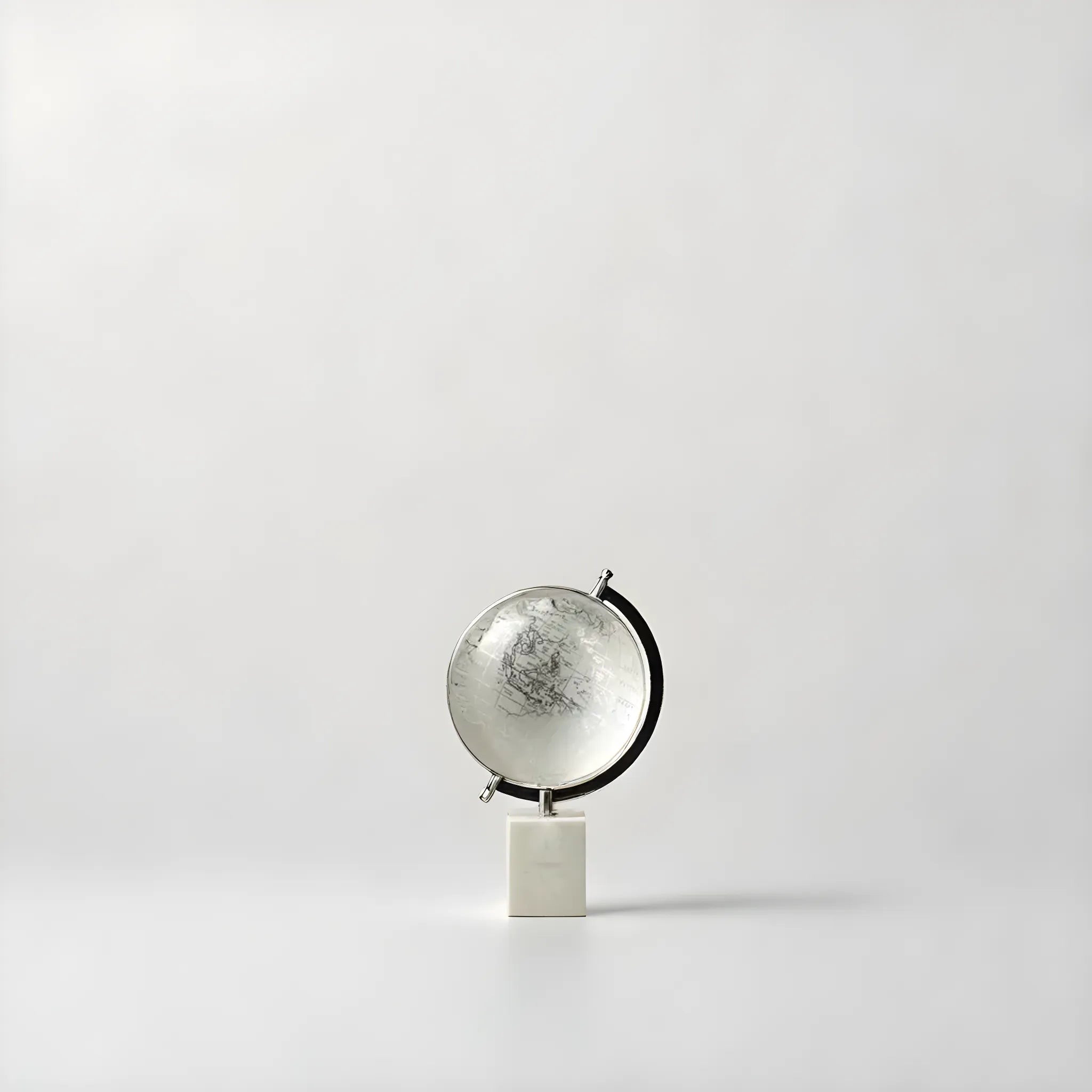 Jordglob med Marmorbas