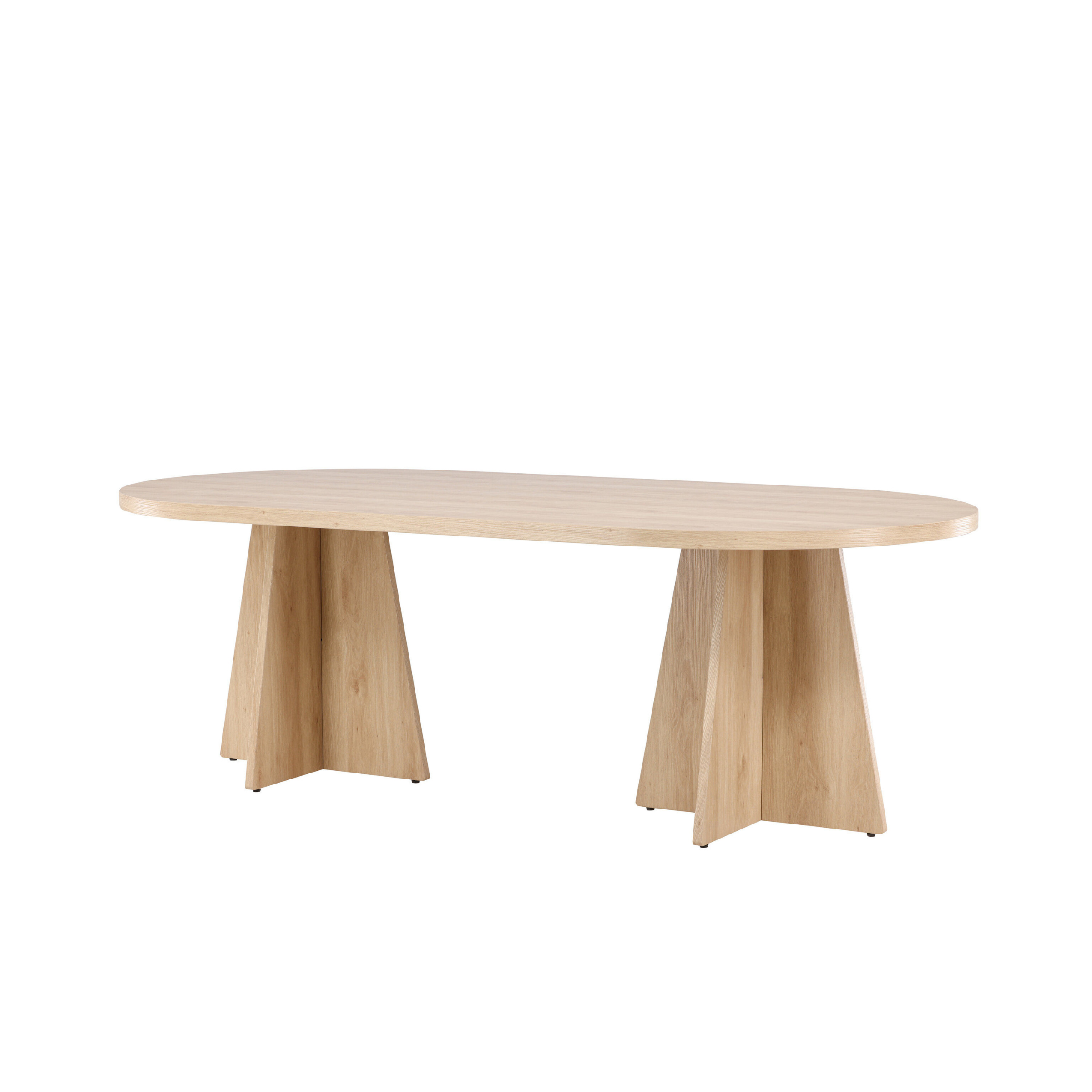 Bootcut Matbord 115x230 cm – Skandinavisk Enkelhet i Naturlig Tappning