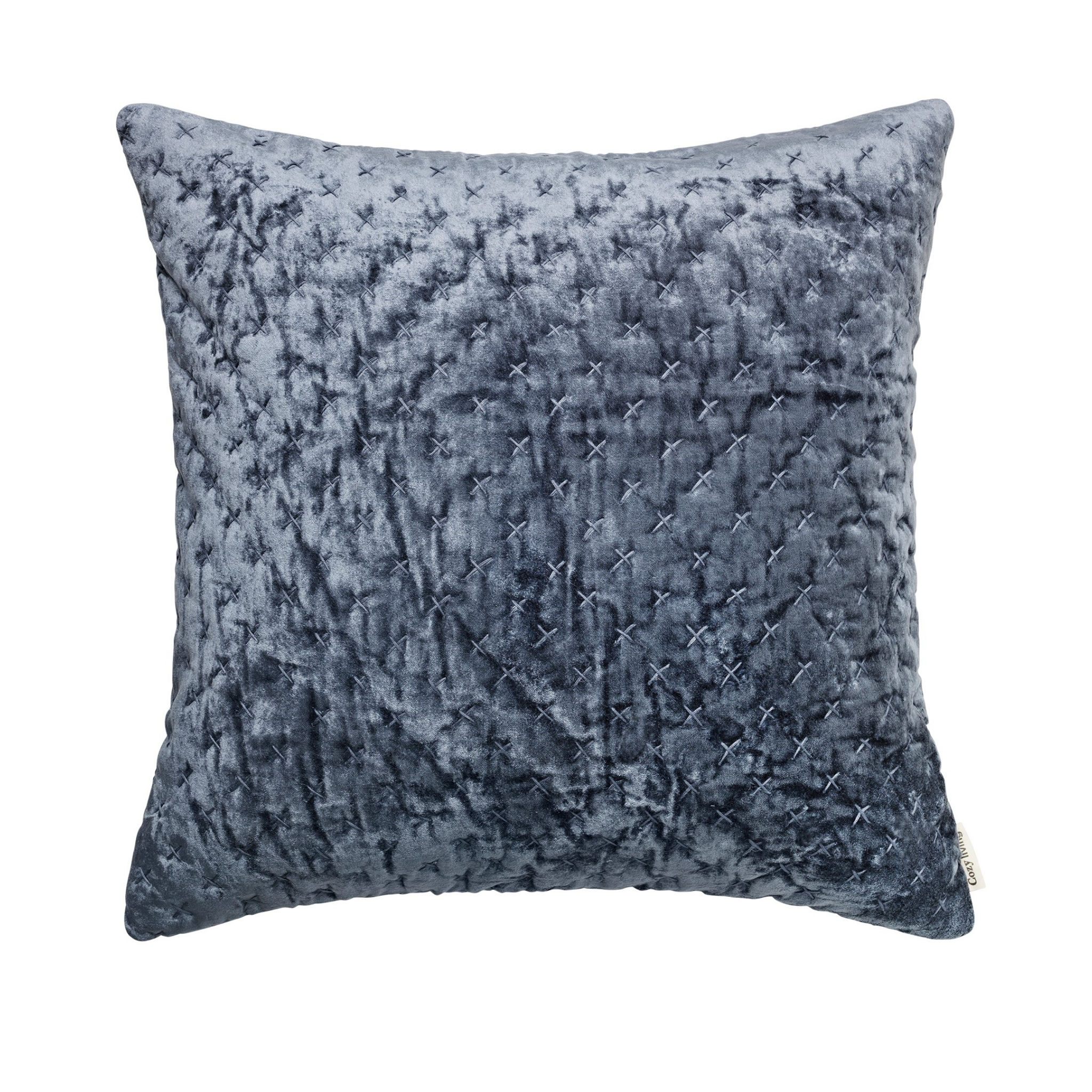 Velvet Embroid Lux - Broderad Kudde i Sammet | 7 färger - 50 X 50 cm