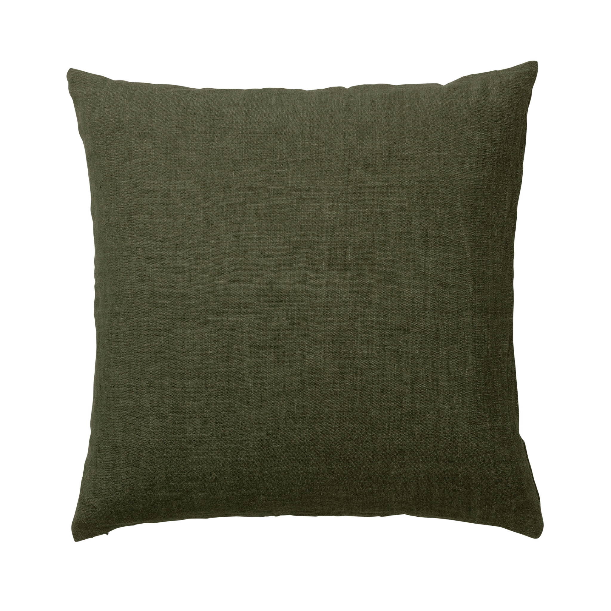 The Luxury Light Linen - Linnekudde 50x50 cm från Cozy Living är en fyrkantig, mörkgrön kudde med ett vanligt, texturerat överdrag från vår handgjorda kuddar-kollektion. Den erbjuder kvalitet och komfort samtidigt som den är OEKO-TEX-certifierad för din sinnesfrid.
