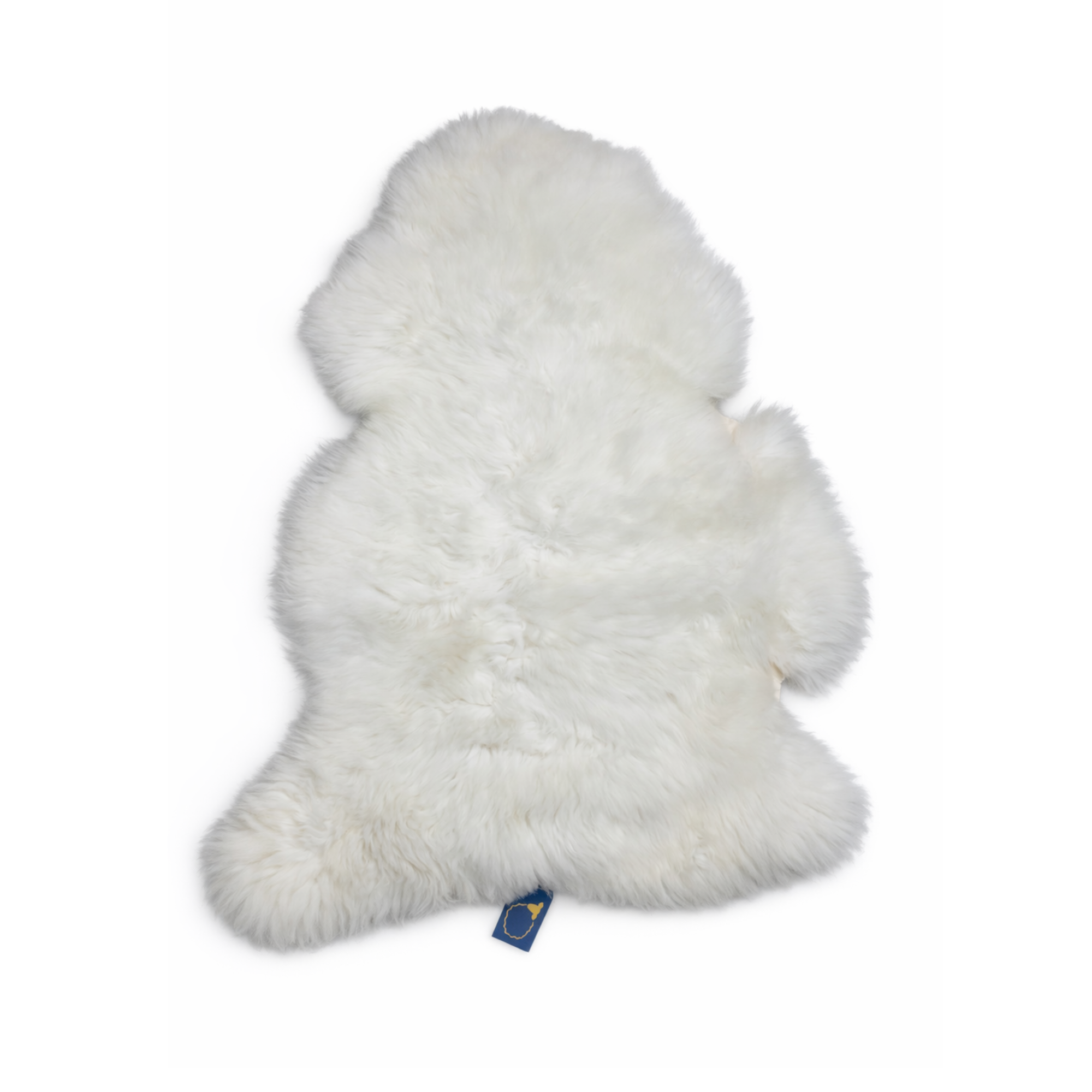 Svenskt Ekologiskt Lammskinn Vitt Oklippt – Mjukt & Naturligt Fårskinn