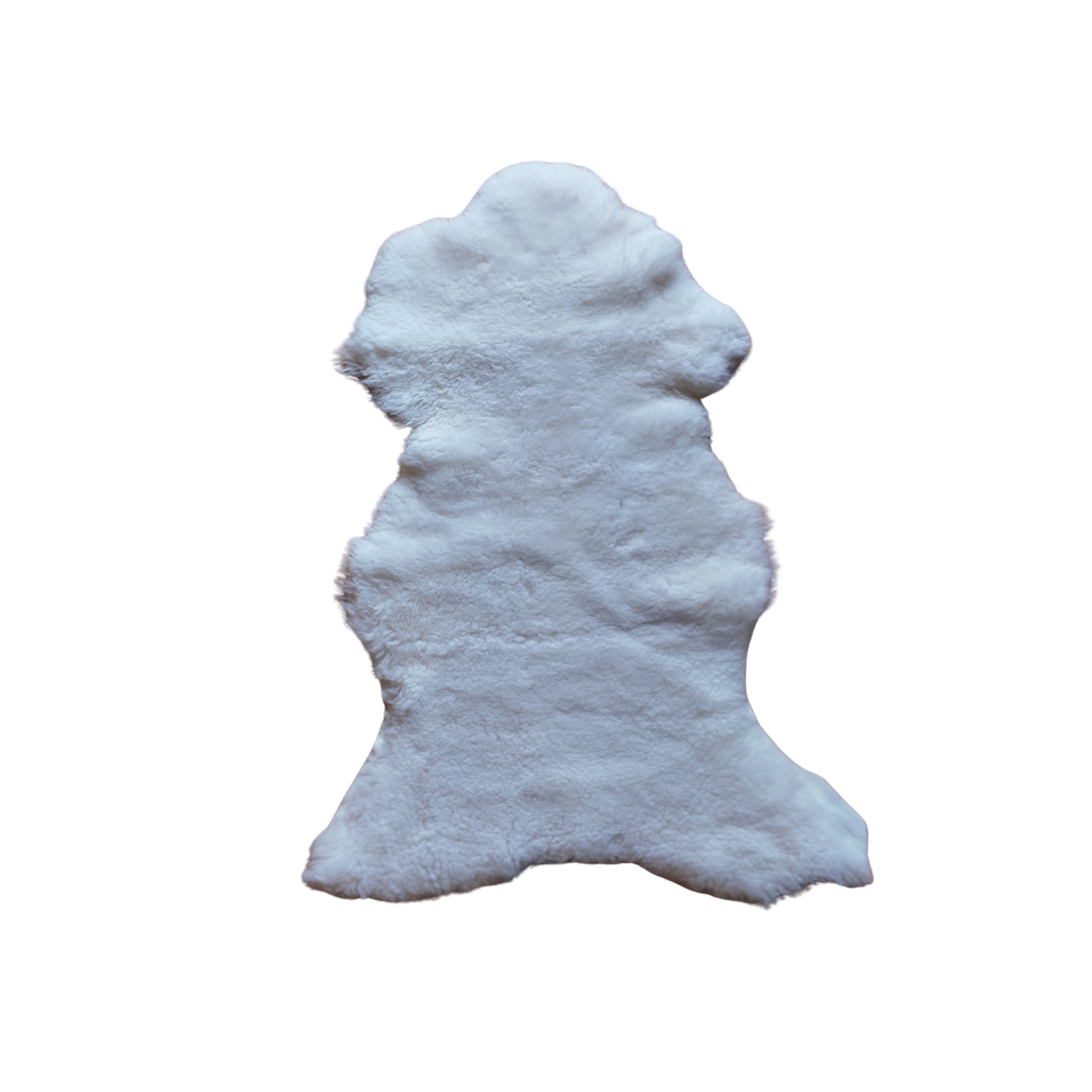 Svenskt Lammskinn Vitt Klippt – Stilrent Fårskinn i Naturlig Vit Ton