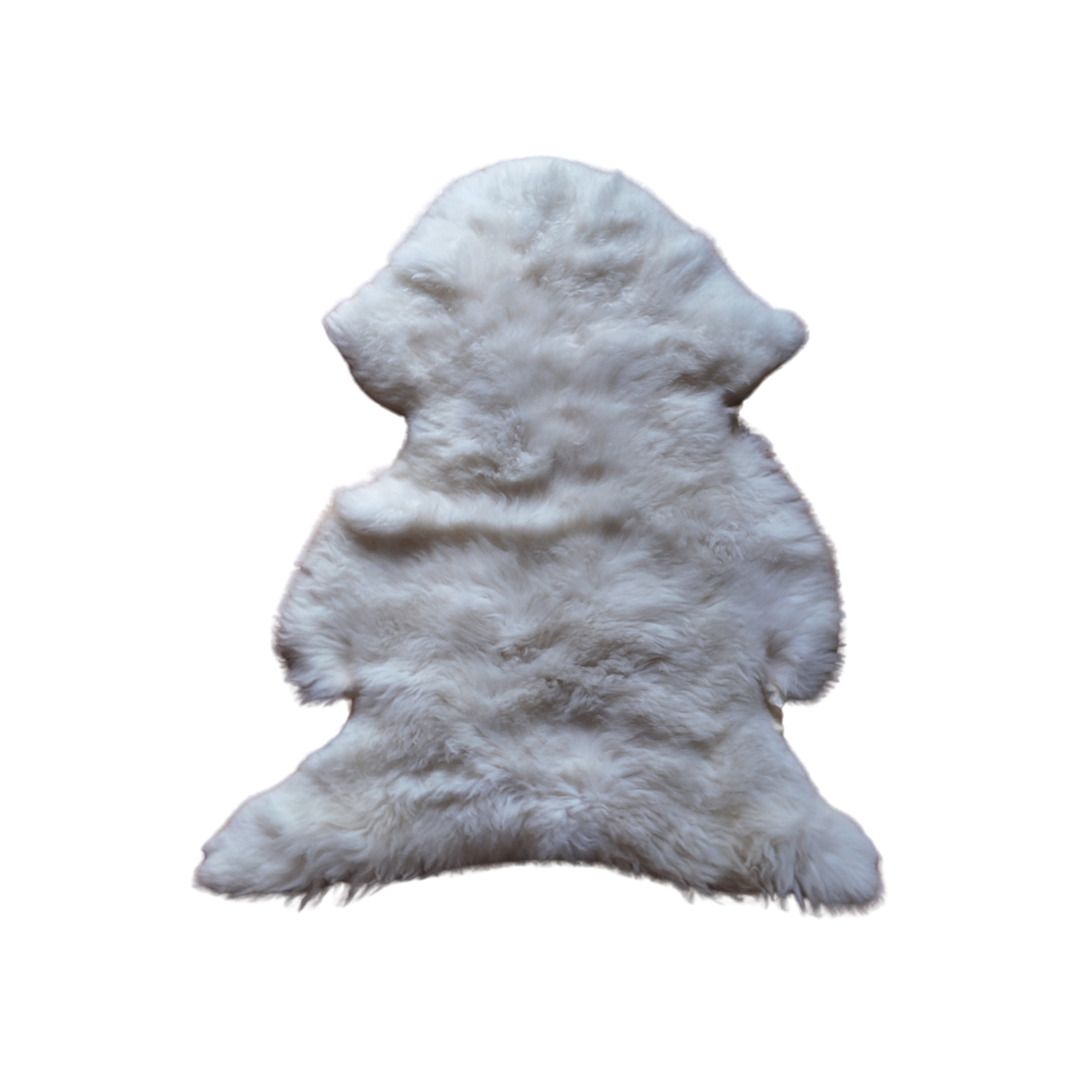 Svenskt Lammskinn Vitt Oklippt – Ekologiskt, Mjukt & Naturligt Fårskinn
