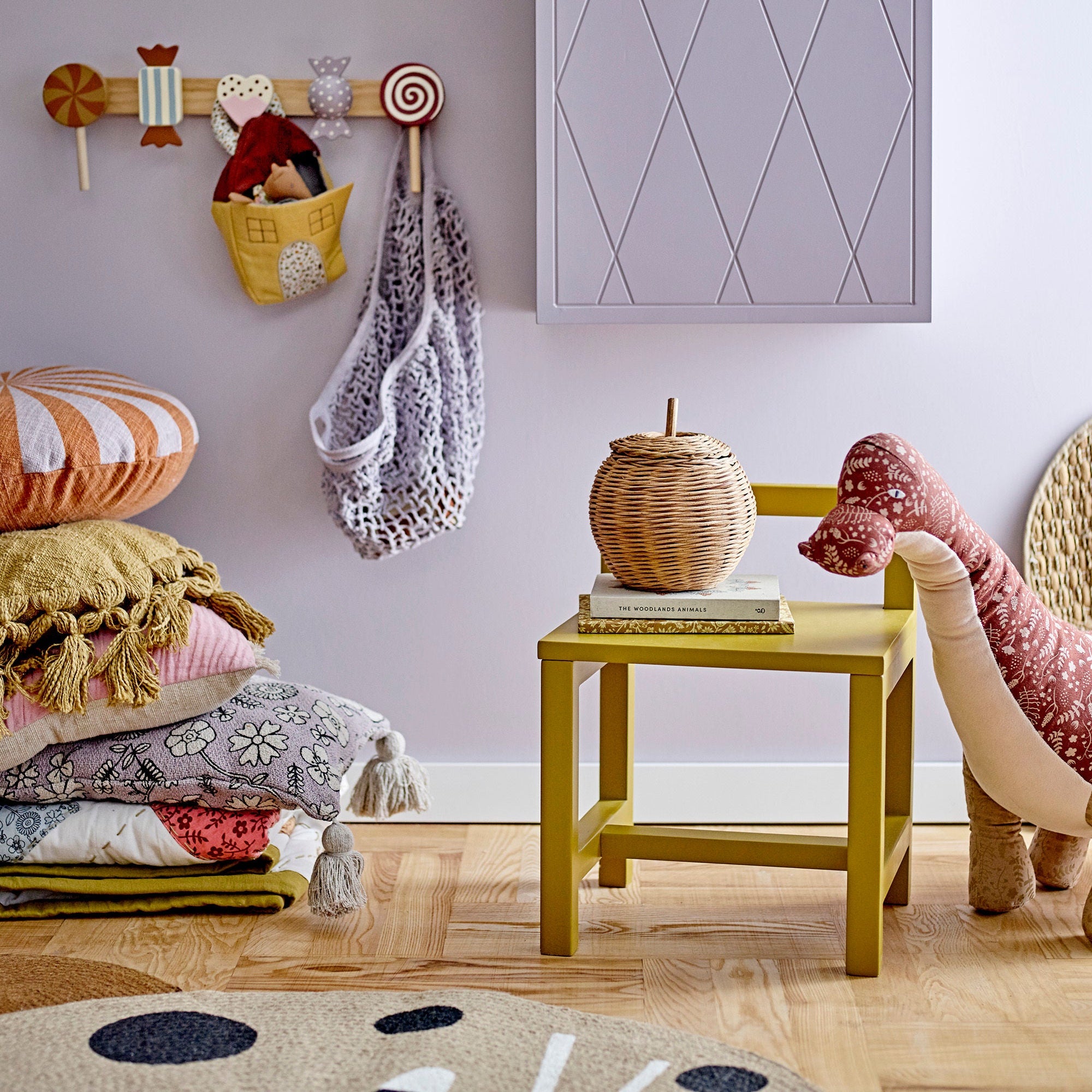 Bloomingville MINI Naffie Matta, Brun, Jute