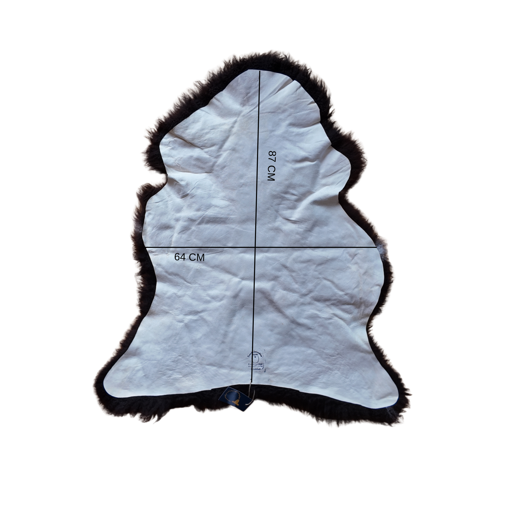 Svenskt Lammskinn i bruna nyanser – äkta, mjukt naturligt