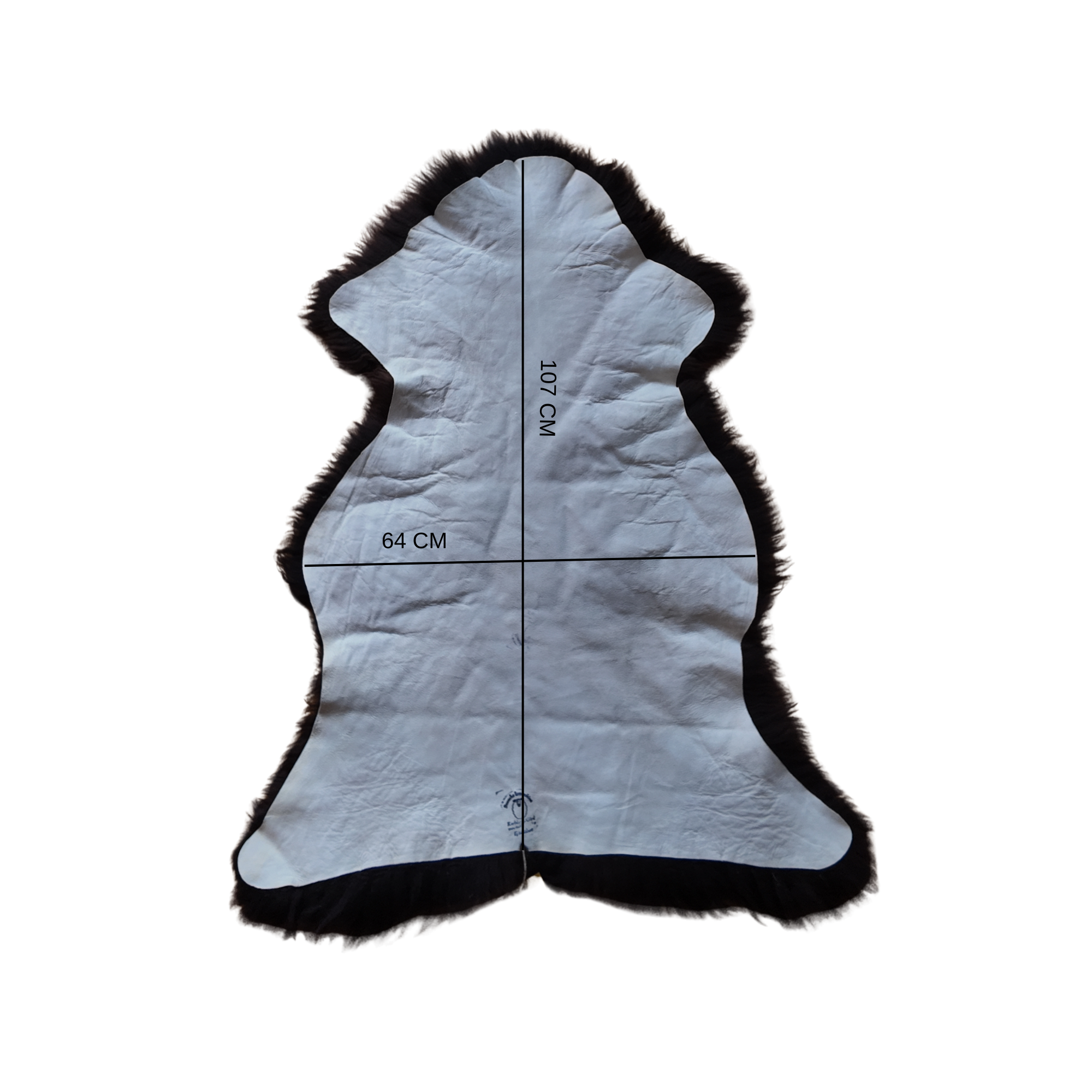 Lammskinn i varma bruna toner – äkta fårskinn med naturlig känsla