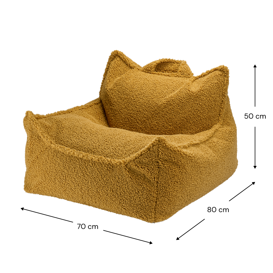 Mysig sittsäck Beanbag Stol för de Yngsta – teddytyg