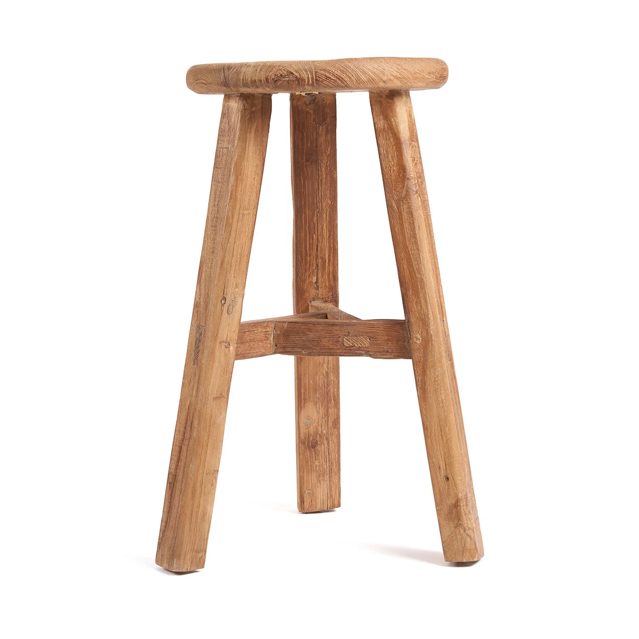 Fusuma Barstol – Rustik Elegans i Återvunnet Teak