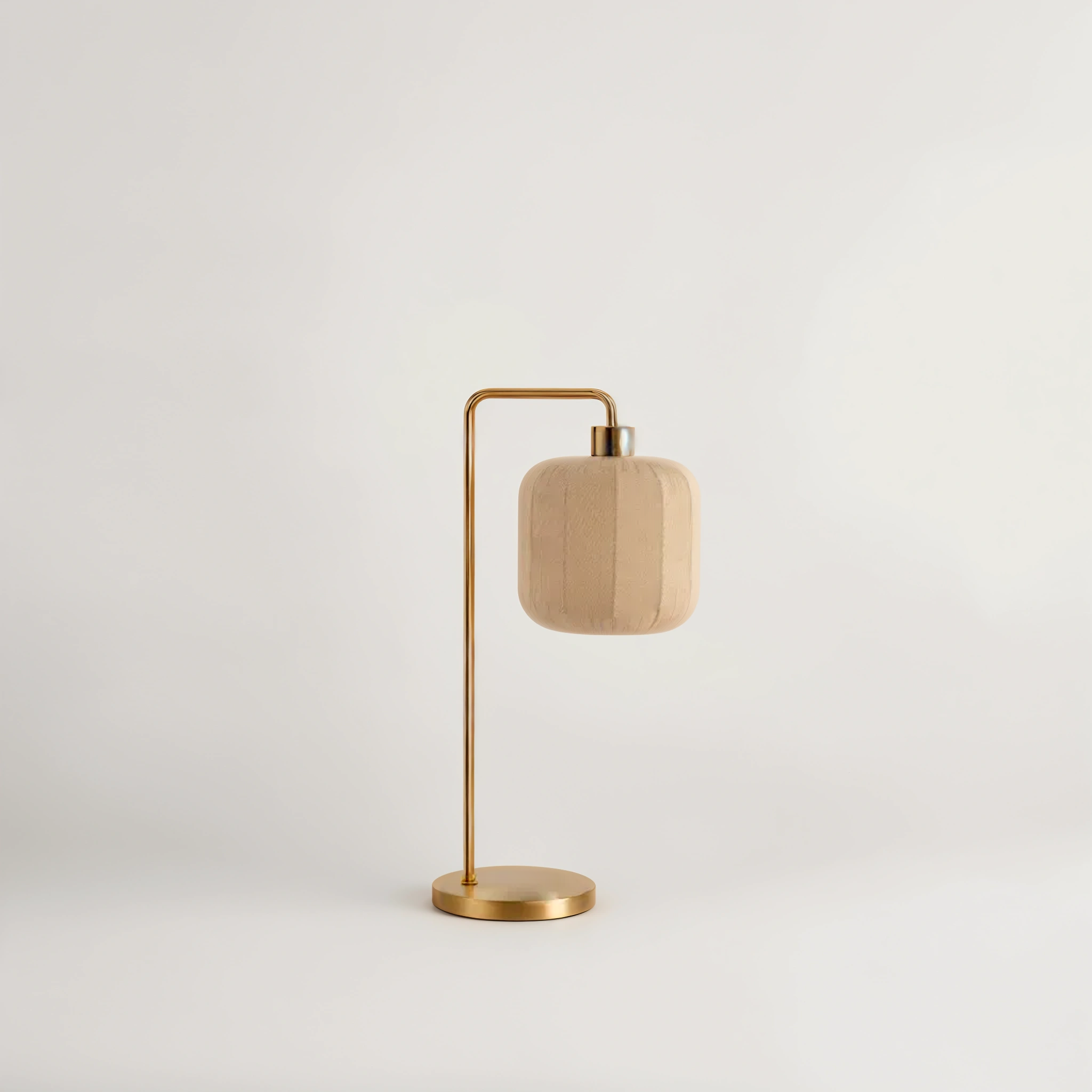Sashie Bordslampa 58x28 cm - Sandfärgad, Järn och Polyester