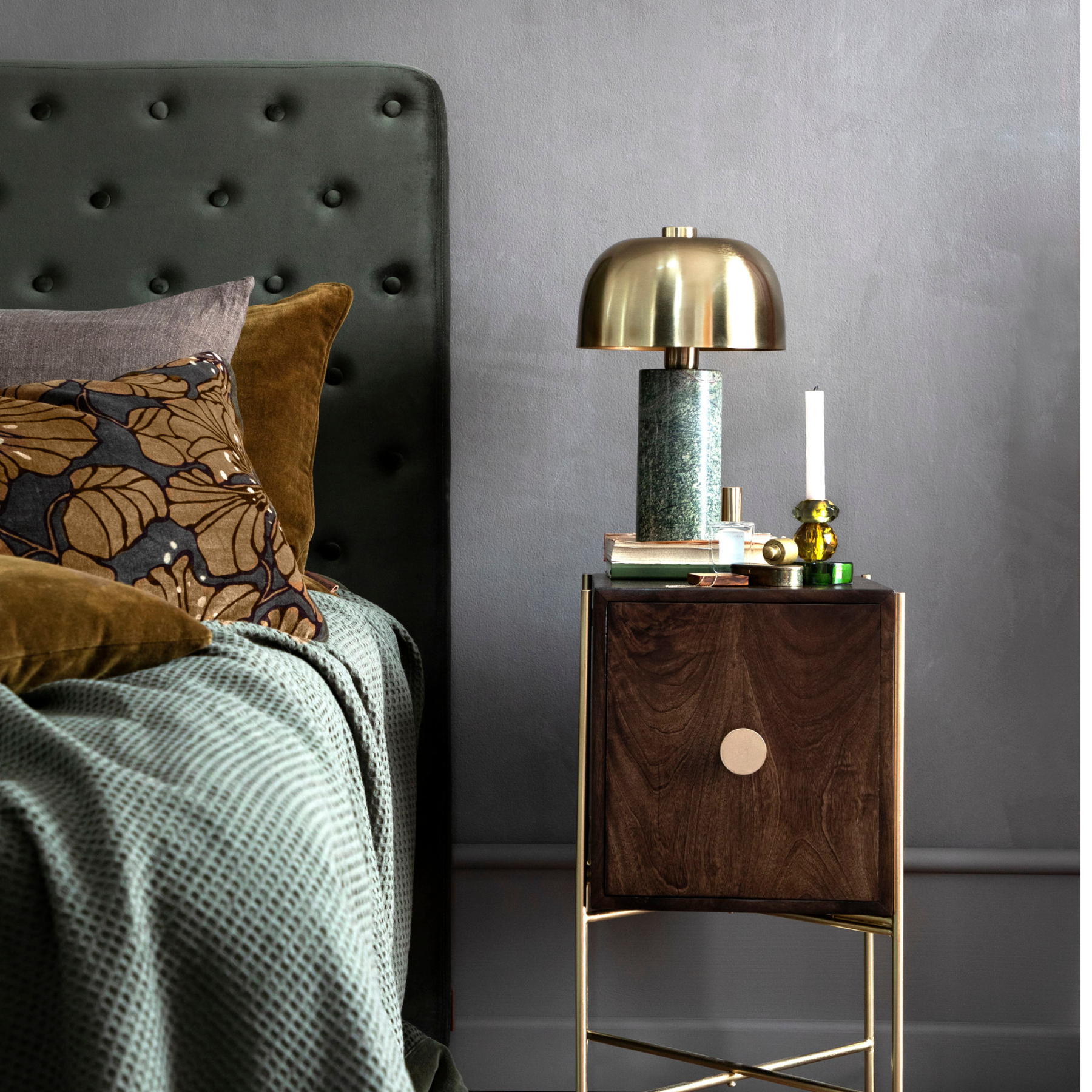 Lamp Lulu Marble - Bordslampa I Mässing & Marmor